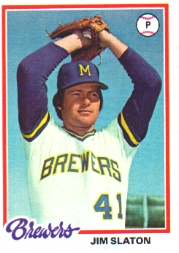 1978 Topps Baseball Cards      474     Jim Slaton